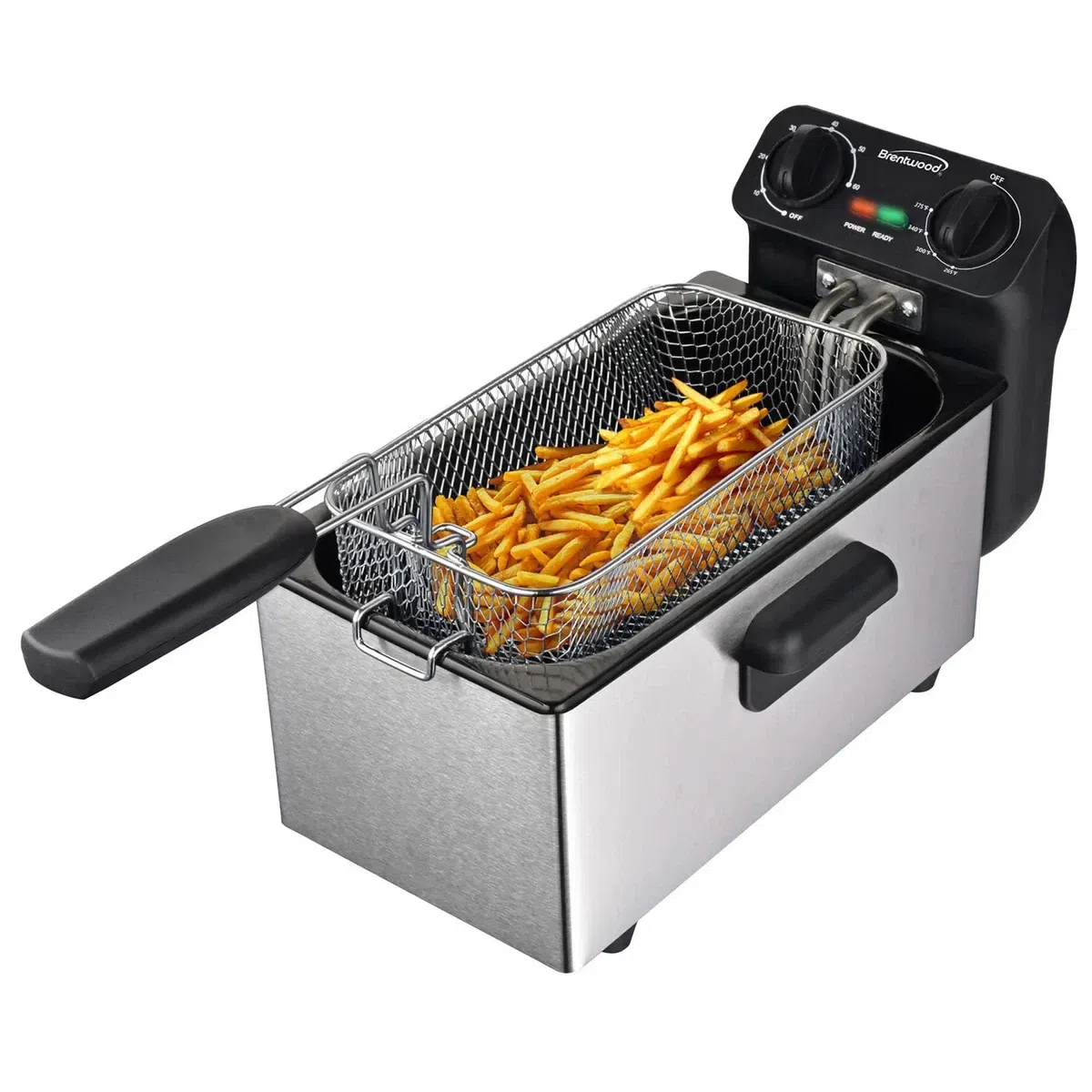 Brentwood 1500W 12-Cup Electric Stainless Fryer 1 캔