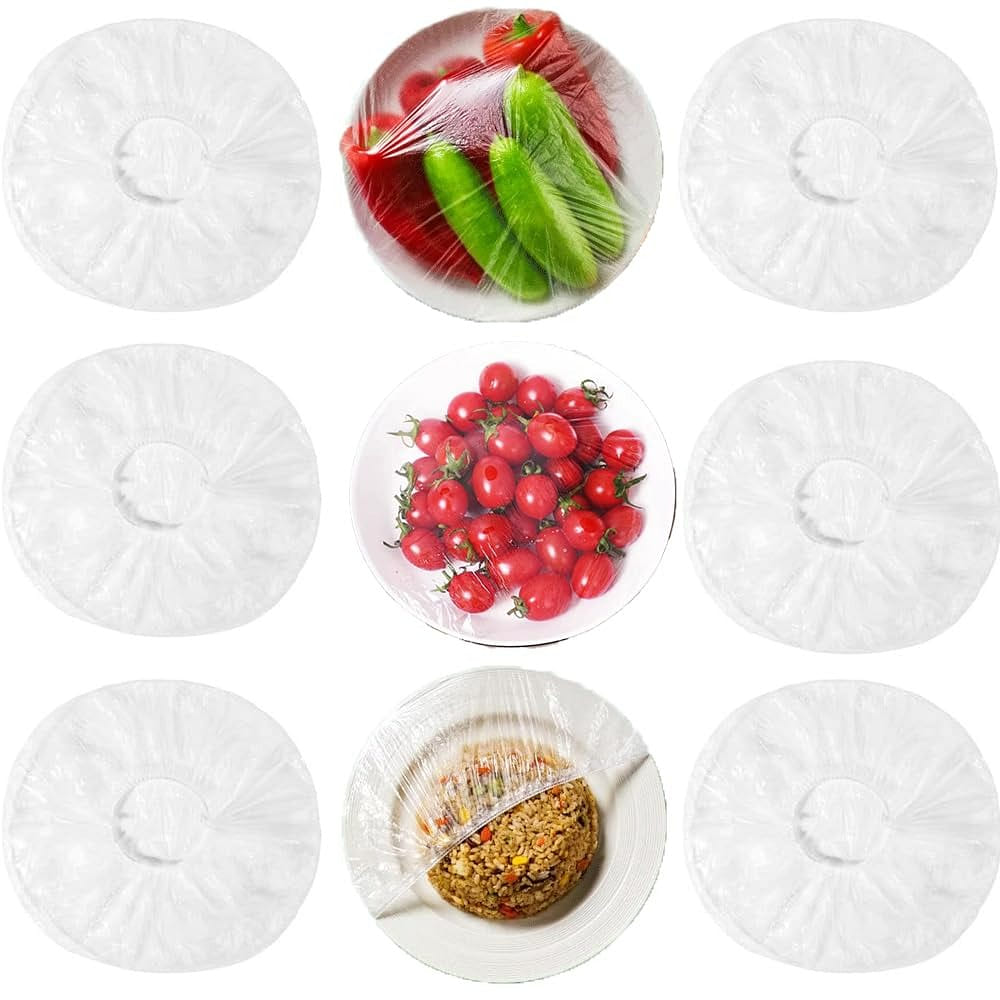 200PCS Fresh Keeping Bags, Bowl Covers Reusable 1 개