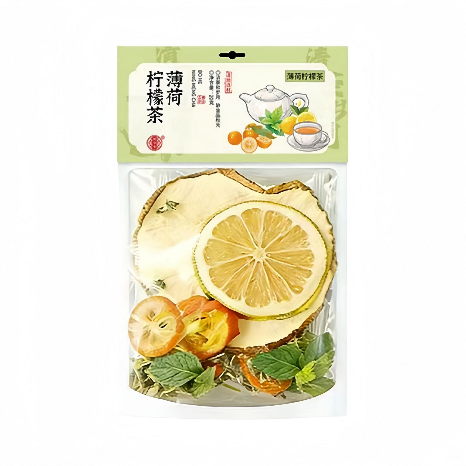 Summer Cold Brew Fruit Tea Mint Lemon Tea 20g 1 pack