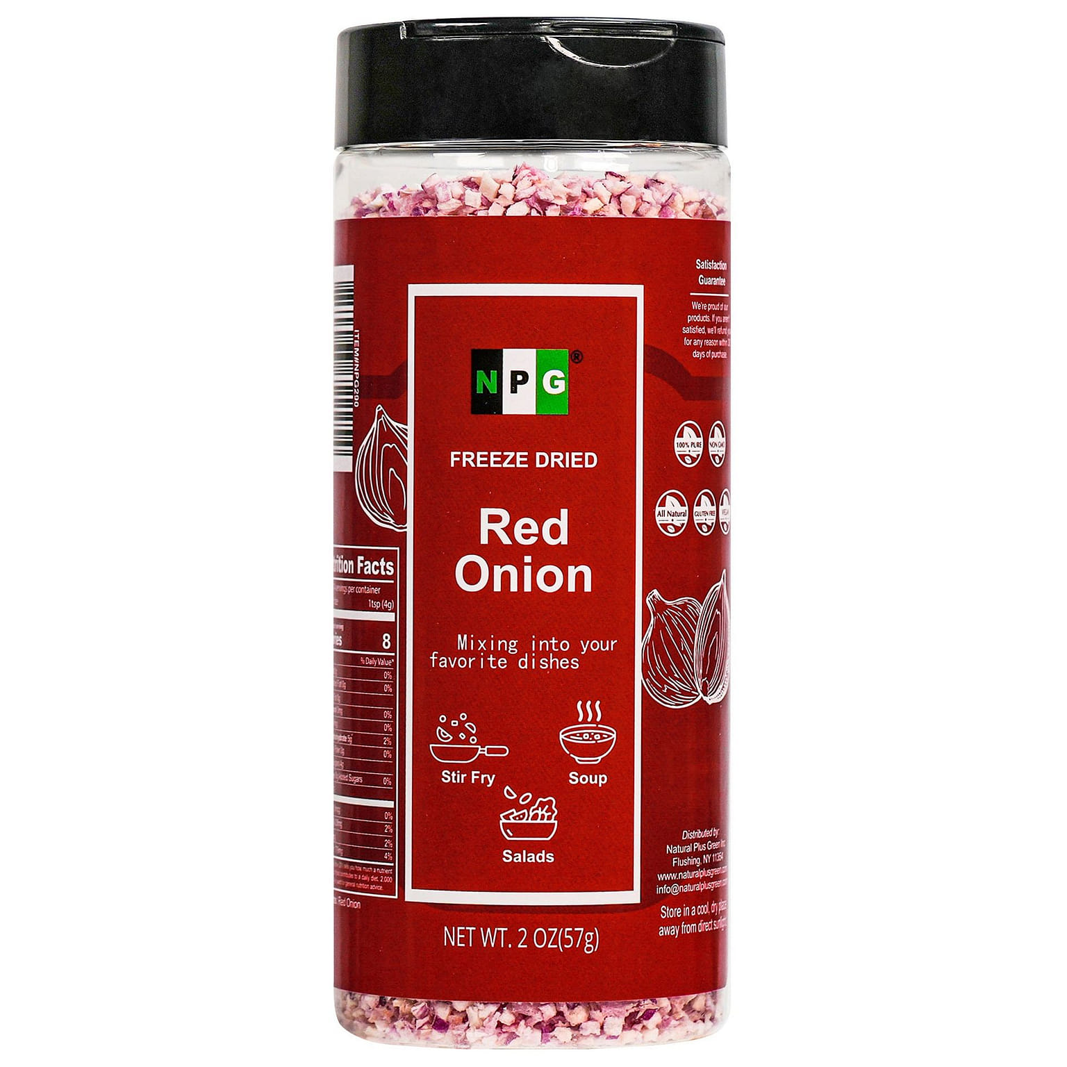 NPG Freeze-Dried Red Onion 56g 2 oz