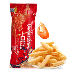Xi Yingying Big Bag Snack Shrimp Crackers [One Bite of Shrimp Original] 168g*1 pack 168 g