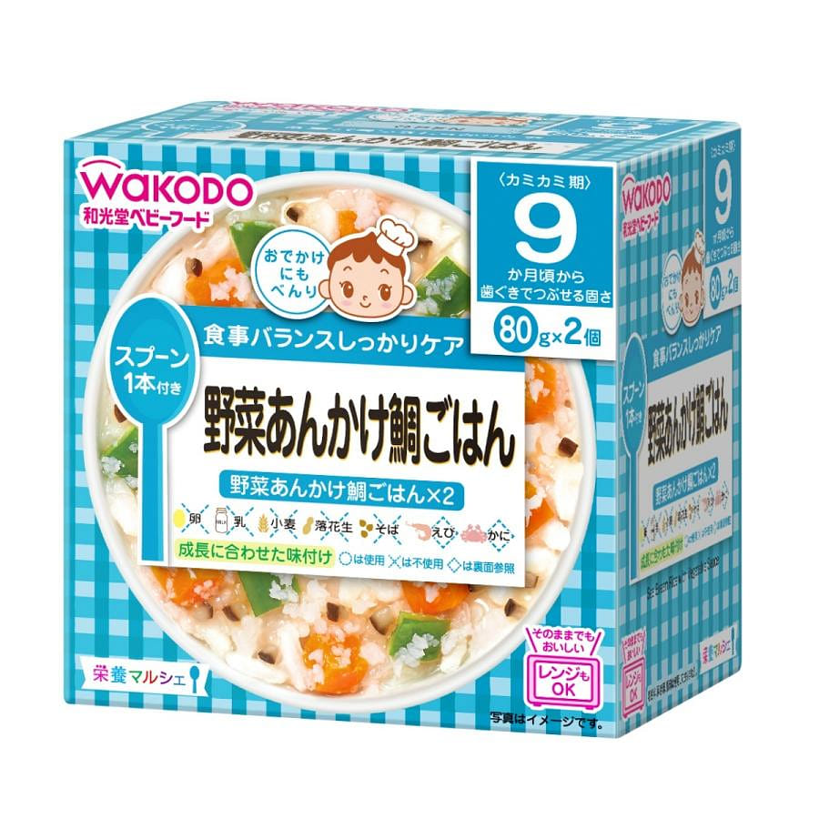 Wakodo Marche Vegetable Sauce Sea Bream Rice 160 그램