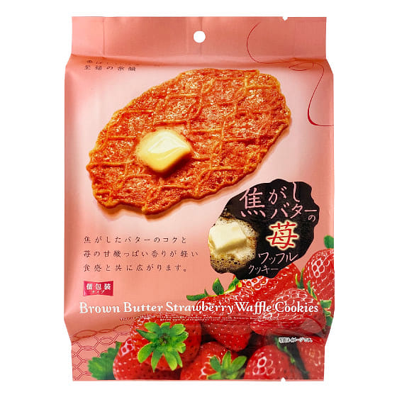MD Butter Strawberry Waffle 8pcs 1 each