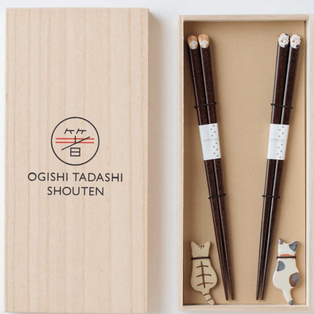Japan Takumi Chopsticks Set w/ Holder(Wooden Box) 1 cái