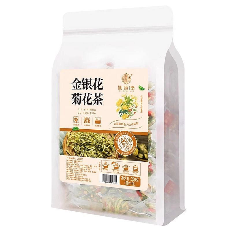 HMT Honeysuckle Chrysanthemum Tea 50Bags Jinyinhua JuHua 250g 1 phần