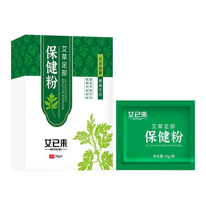 艾已來艾草足部保健粉30gx4袋 艾草足光粉足浴粉 1 盒