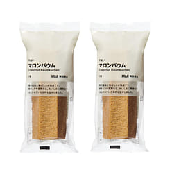 MUJI Irregular Chestnut Baumkuchen 2 pc 1 each