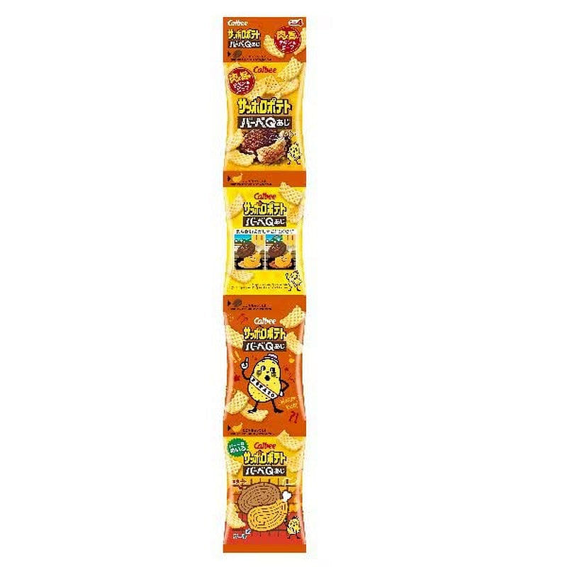 Calbee Sapporo Potato BBQ Mini 4*9g 1 개