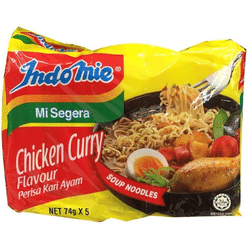 Indomie Chicken Curry Flavour Soup Noodles Pack Of 5 1 each