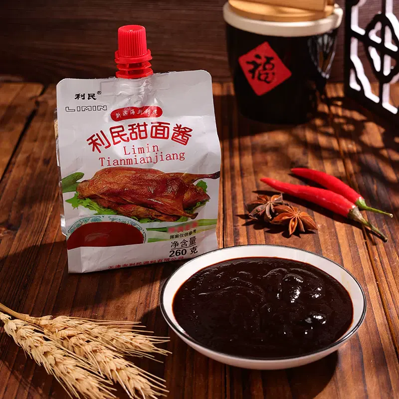 Limin sweet noodle sauce household pancake jam fried sauce noodle sauce special sauce 260g *1 bag mixed noodle sauce seasoning sauce 260 g