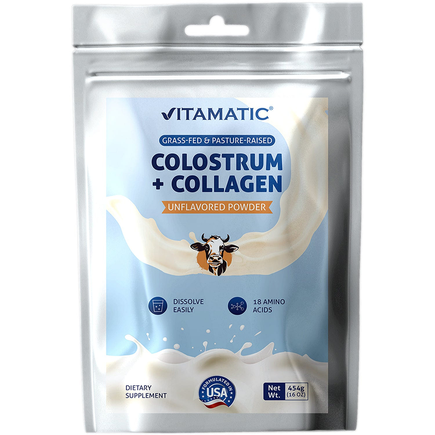 Bovine Colostrum + Collagen Powder - 454 Gram 1 개