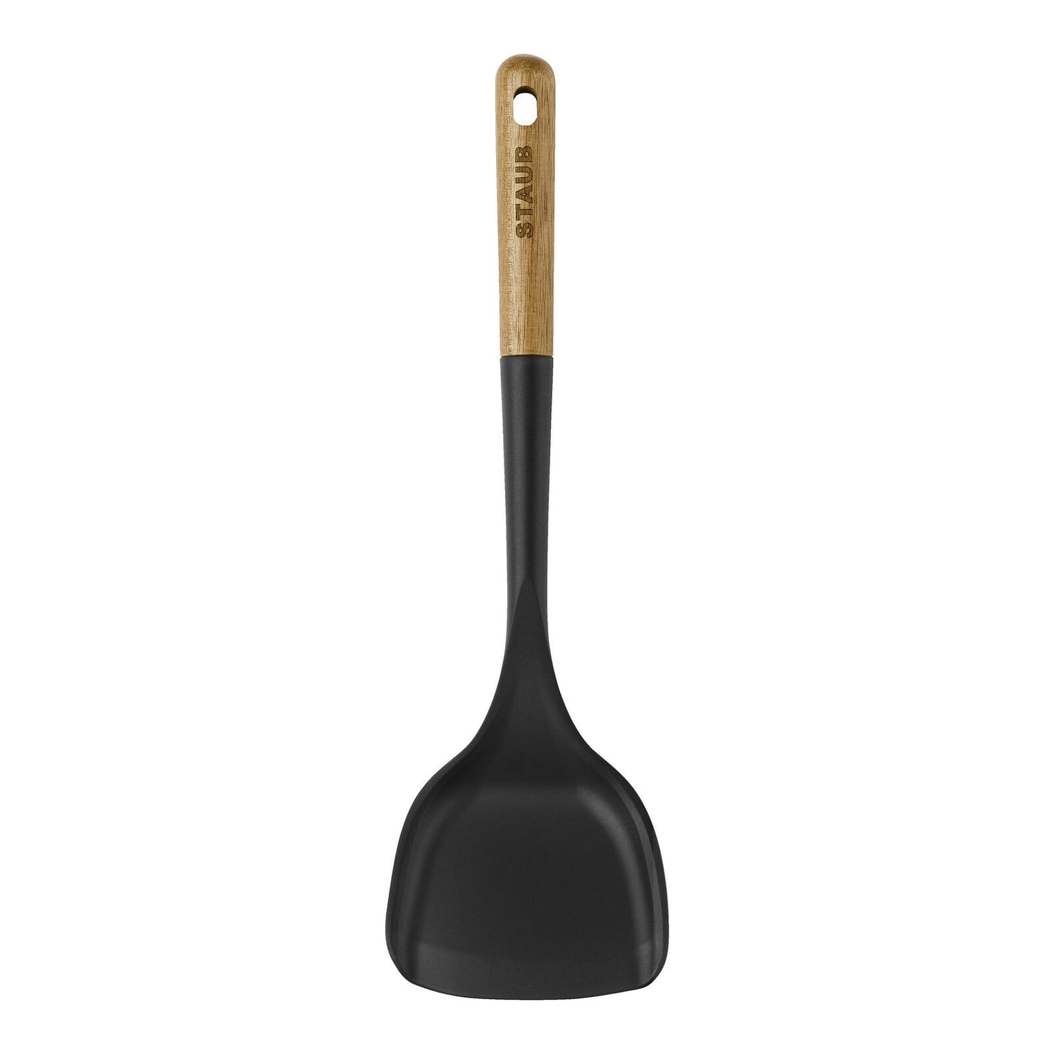 Staub Silicone with Wood Handle  Wok Turner 1 each