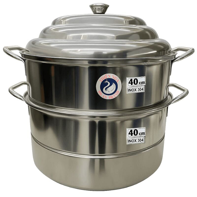 Swan 3-Tier 40cm Stainless Steel Steamer (SUS 304) 1 개