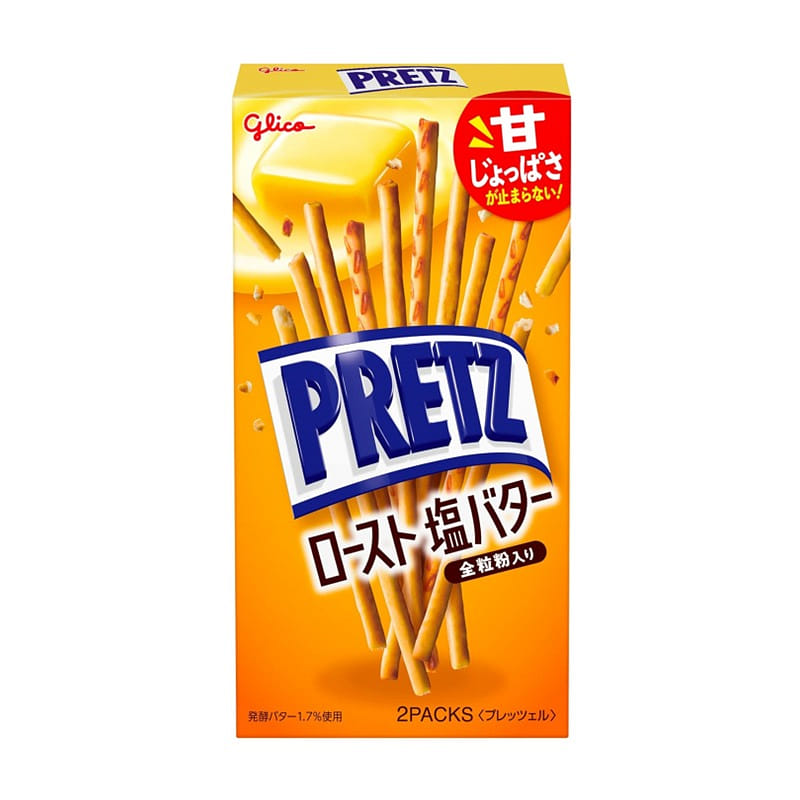 格力高 百奇  烤鹹黃油味 椒鹽脆餅乾棒 62g 1 份