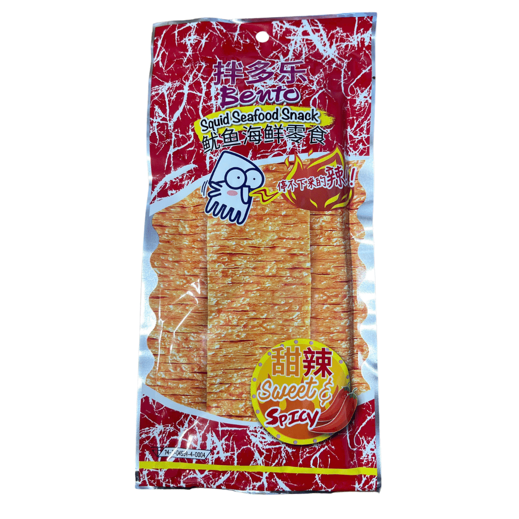[BENTO] Seafood Squid Snack, Sweet & Spicy Flavor- 20 g