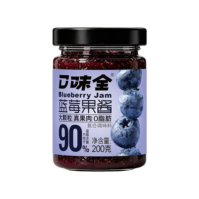 통블루베리 잼 200g 1 병