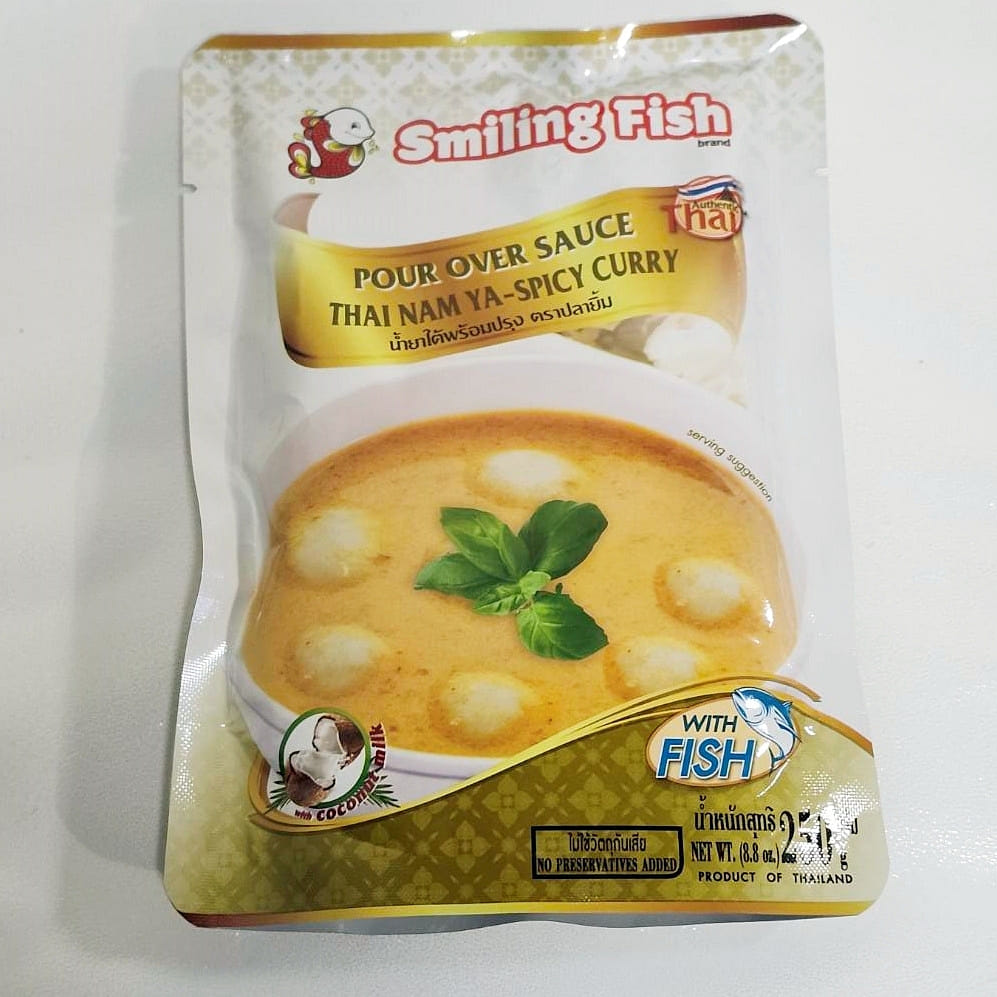 Smiling Fish Pour Over Sauce Thai Nam Ya Curry (southern style) 250 กรัม
