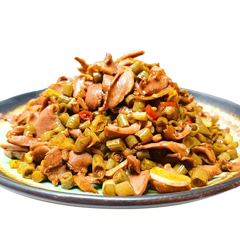 Stir-Fried Chicken Gizzards with Pickled Long Bean 1 lb