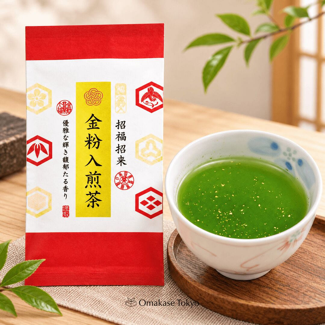 Kayamaen Japanese Green Tea with Gold Powder 40g 0.13 lb