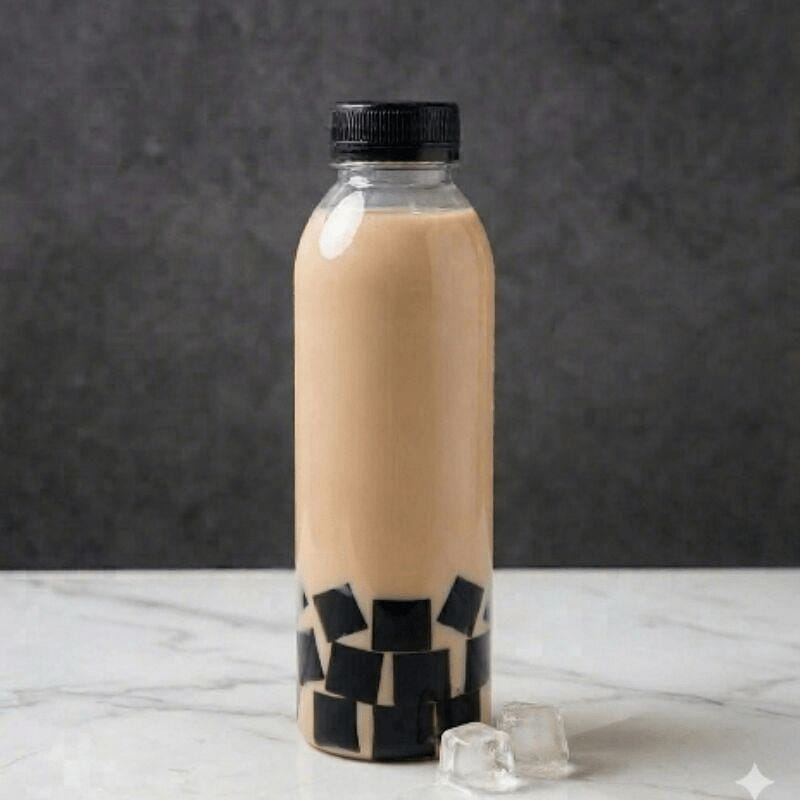 Grass jelly Phuc Long milk tea 16oz 1 each