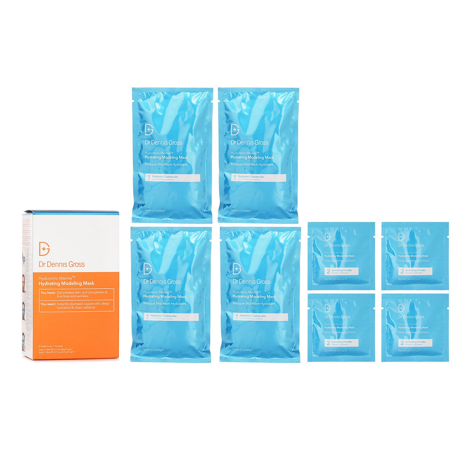 Dr Dennis Gross Hyaluronic Marine Hydrating Mo 4 phần