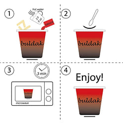 Samyang Buldak Korean Hot Chicken Flavor Instant Topokki 1 each