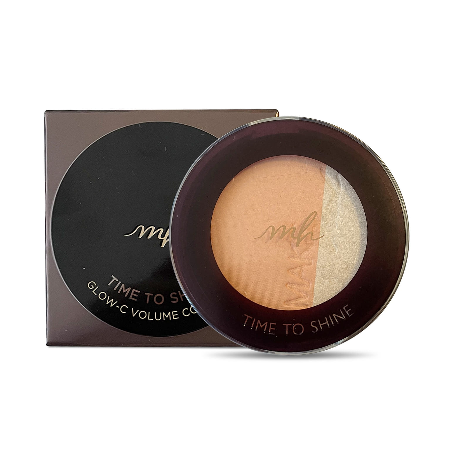 MAKEHEAL Glow-C Volume Contour, 2-in-1 Blush and Highlighter (01 - Peach Coral) 0.35 ออนซ์