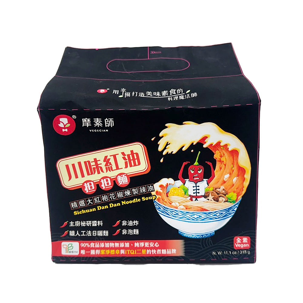 사천식 홍유 탄탄면 (비건) 1 개