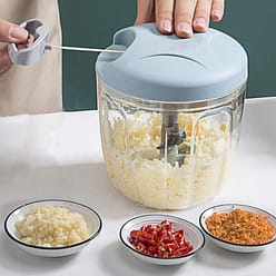 Manual Food Processor Vegetable Chopper 900ml 1 count