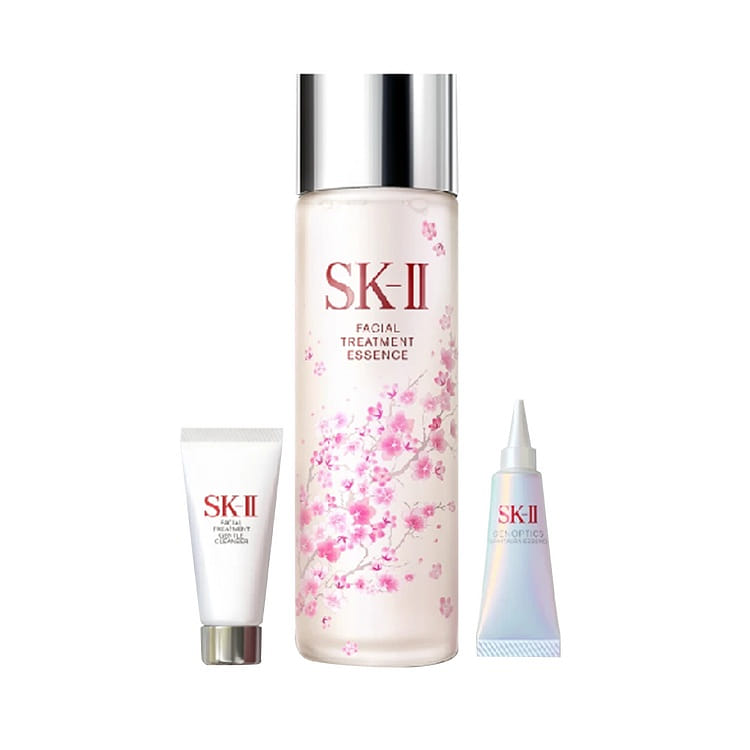 SK-II Sakura Set: 230ml Essence & Cleansing