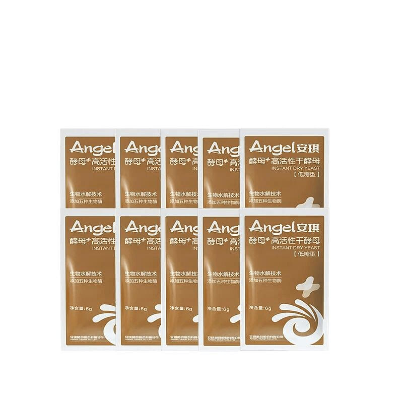 Angel yeast 6g*10 packs active dry yeast for buns, 60 g