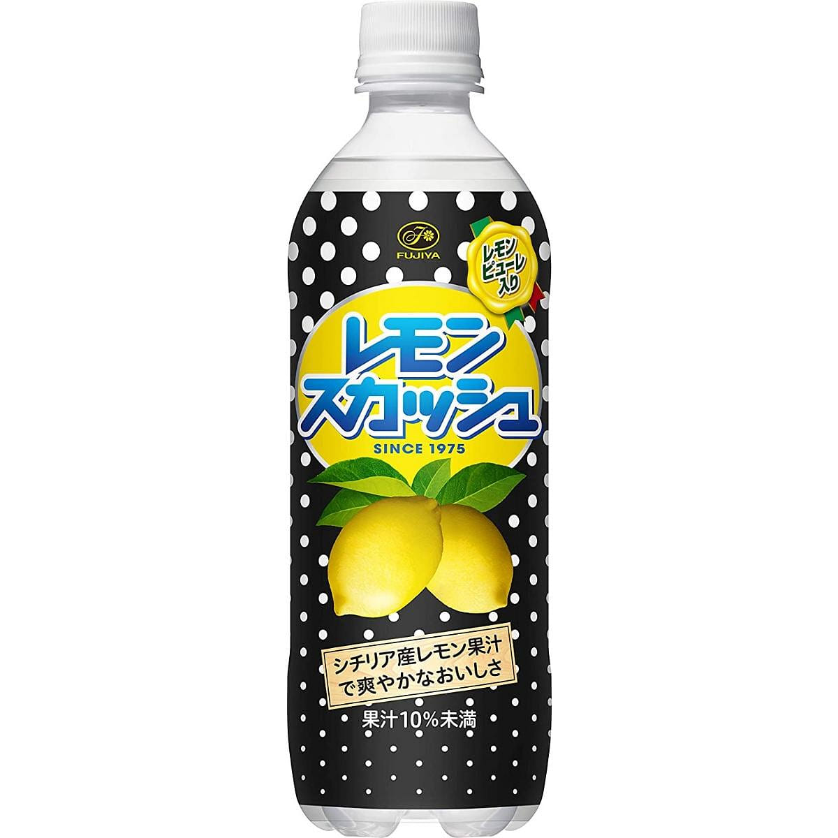 Fujiya Lemon Juice Carbonated Drink 500 ml(ミリリットル)