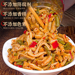 Pickled Long Beans Duck Gizzards, Savory and Spicy 230 g