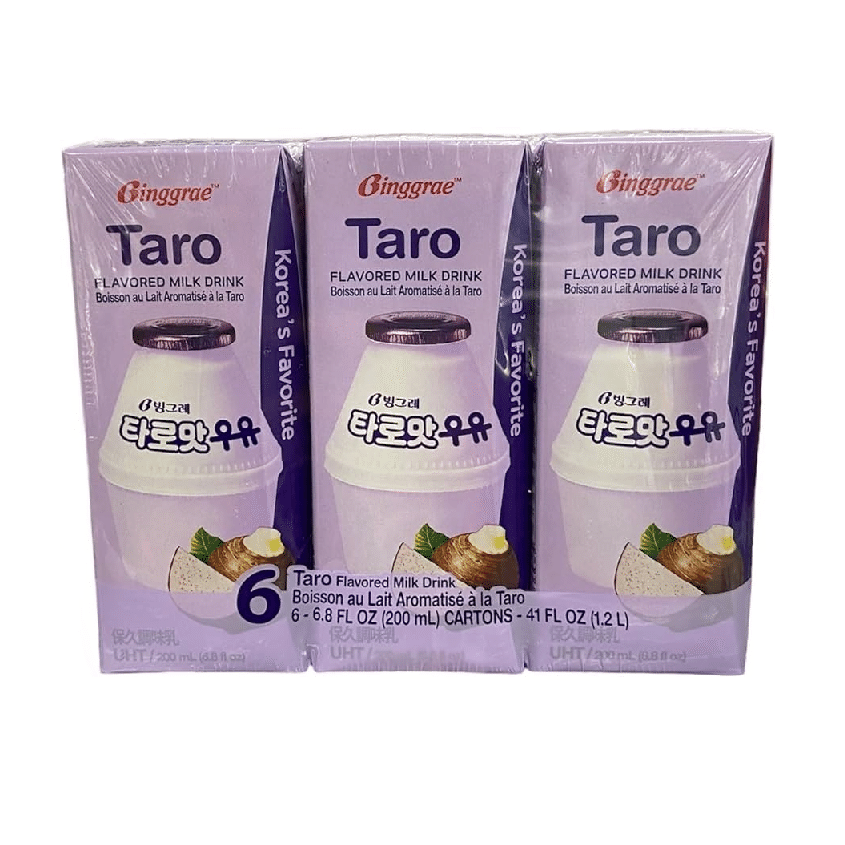 Binggrae Milk Drink, Taro Flavor 200ml*6 1 개