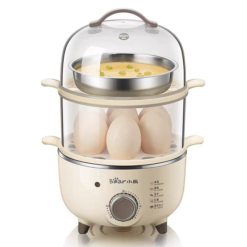 BEAR multifunctional double-layer egg steamer 1 count