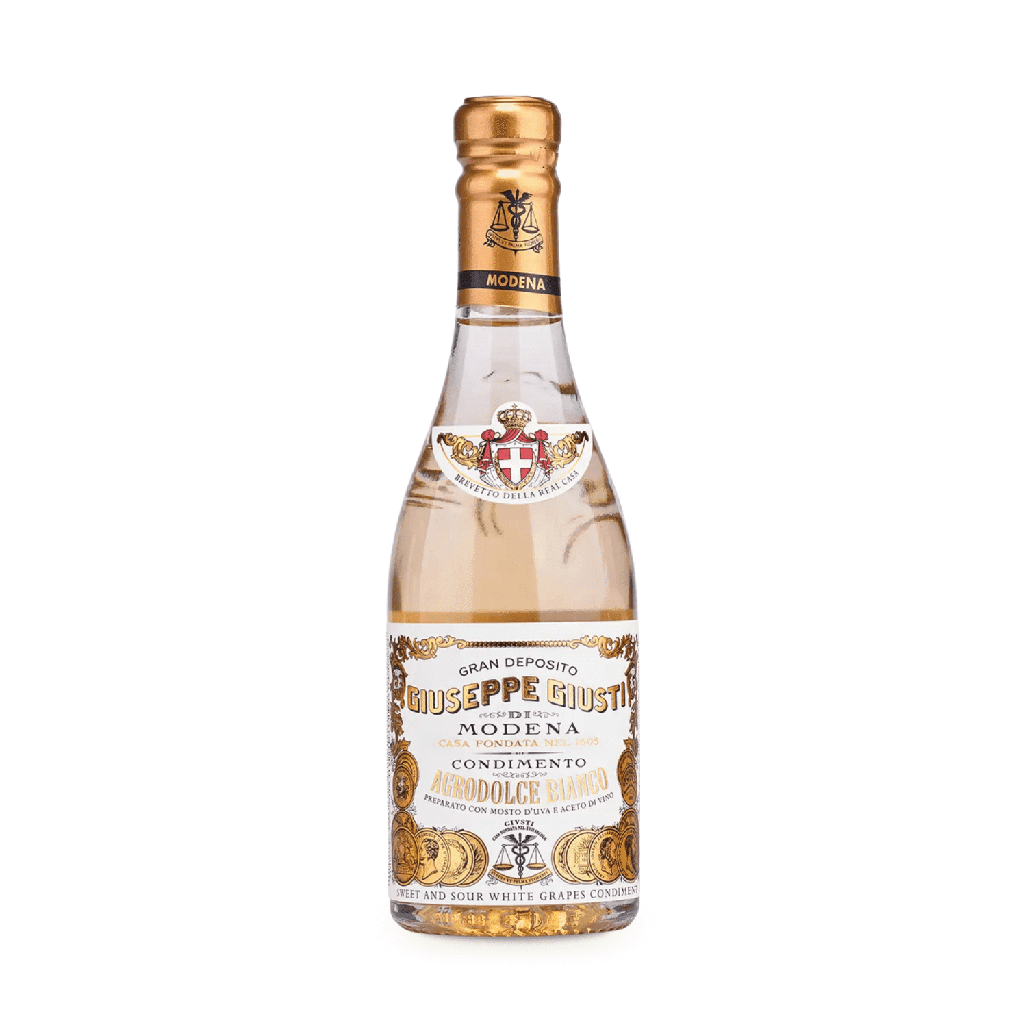 Giusti Italian White Wine Vinegar Condiment 250 ml (Modena, Italy) 1 each