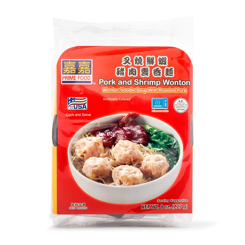 Primefoodチャーシュー豚肉＆エビワンタン麺 227 グラム