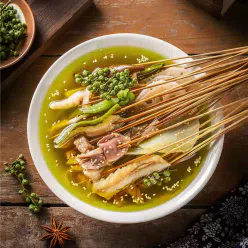 Welcome Fragrant Green Sesame Pepper Oil 400ml * 1 Bucket Sichuan Specialty Rice Noodles Cold Salad Sichuan Pepper Vine Pepper Oil 400 ml