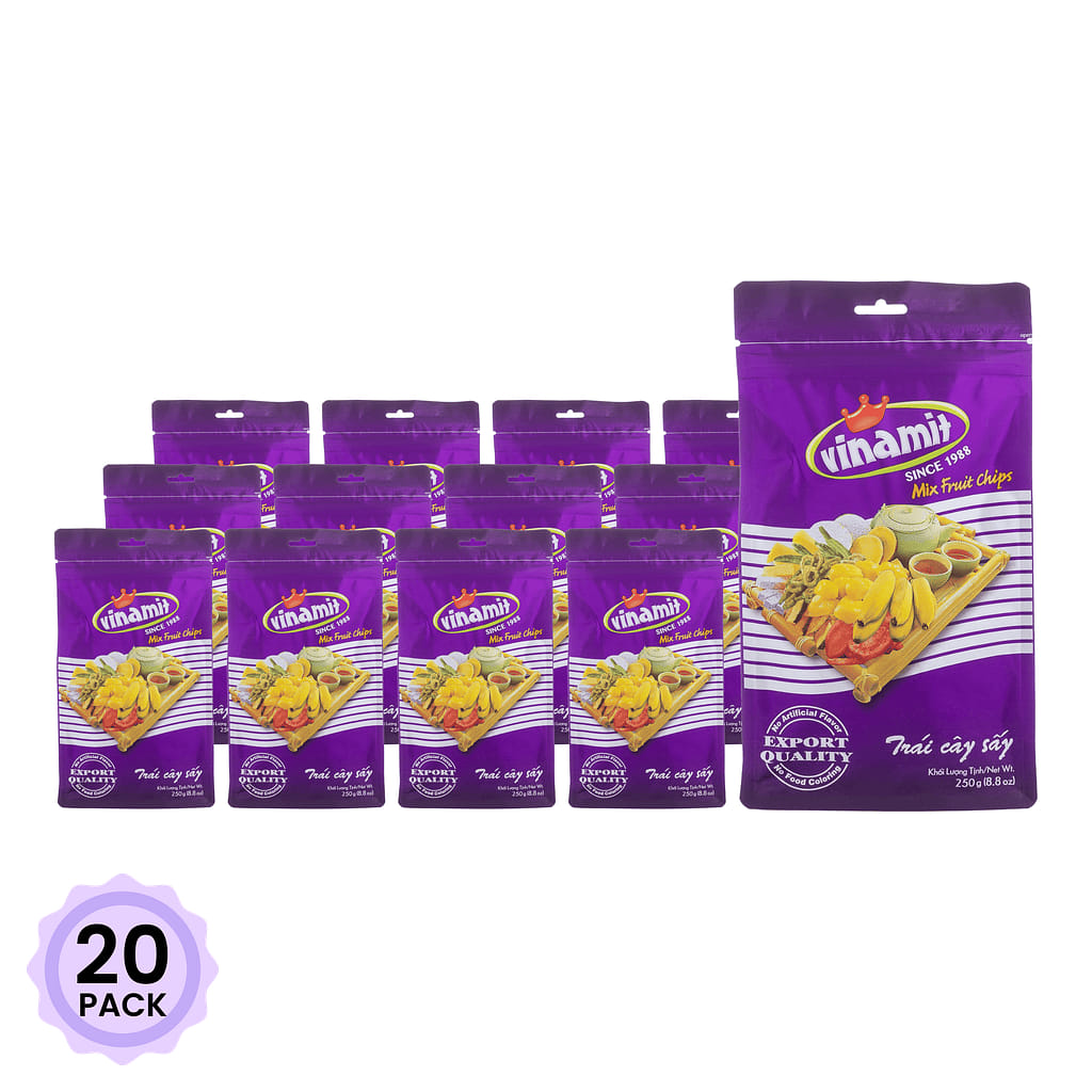 Vinamit 모듬 과일 칩 250 그램*20 팩