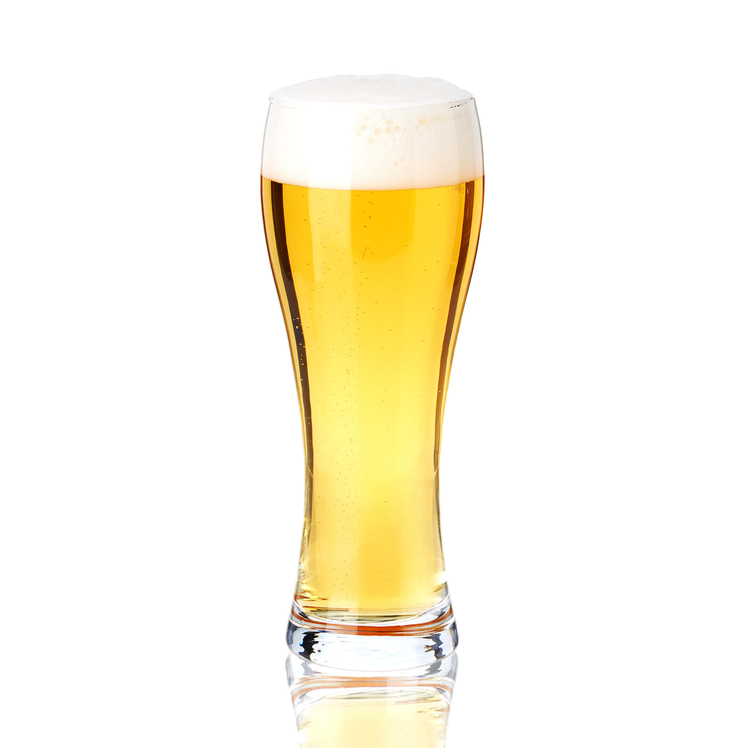 Savoy Wheat Beer Glasses, Witbier and Belgian White Ale Glass, Craft Brew Lovers Glassware, 16 Ounce, Set of 4 4 count