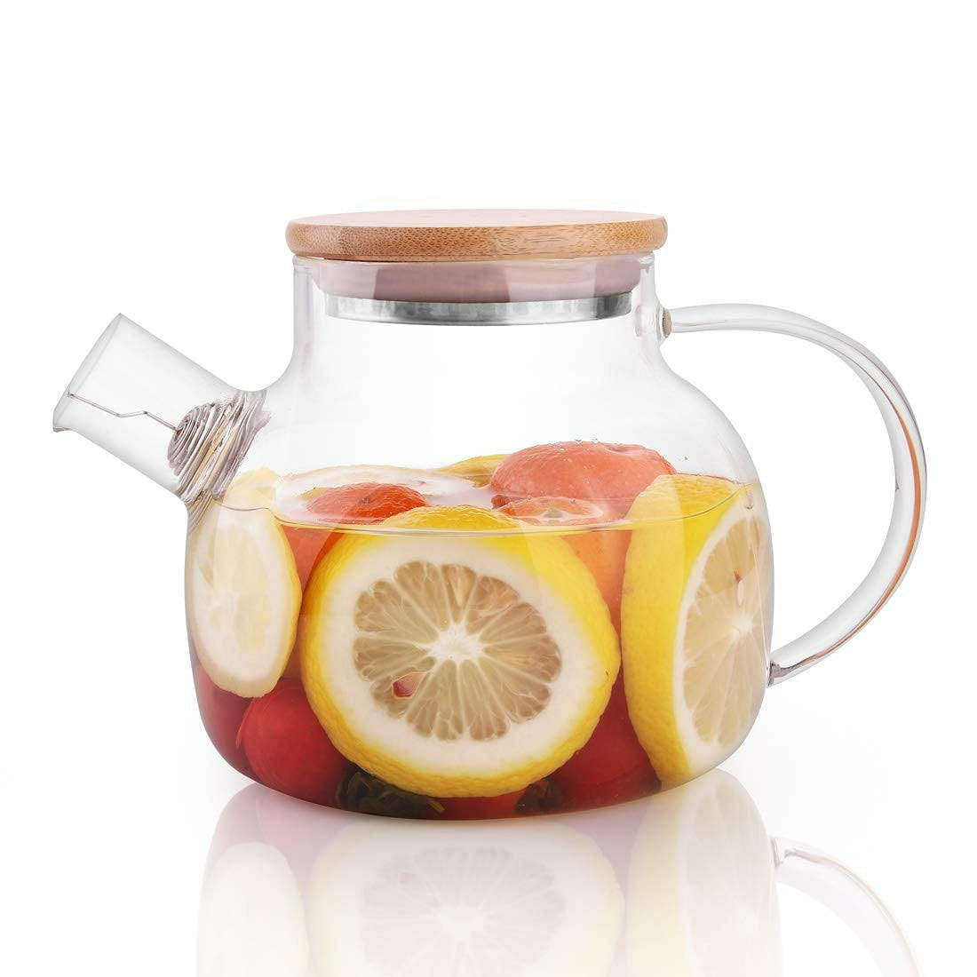 Glass Teapot Clear Tea pot with Removable Filter 1 each