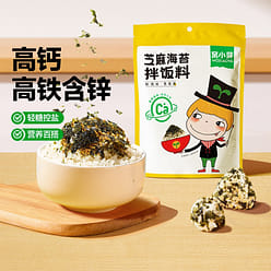 Wo Xiaoya Sesame and Seaweed Rice Mix 40g/bag 1 box
