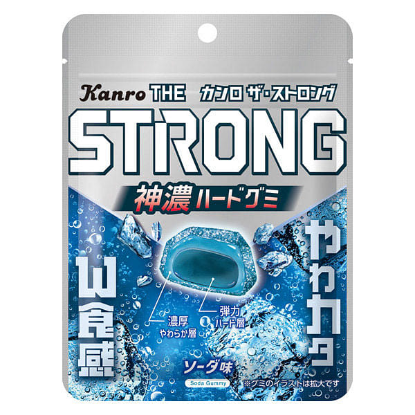 KANRO Strong Soda Flavor Gummy 70g 1 each