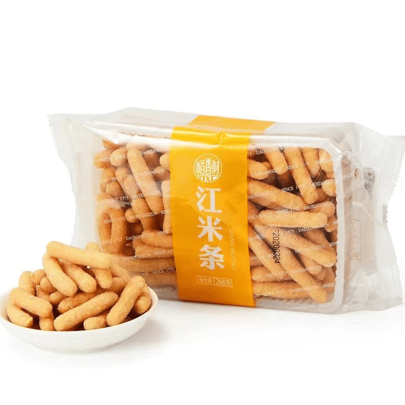 Daoxiang Village Jiang rice strip traditional delicious specialty 260g/ bag 260 กรัม