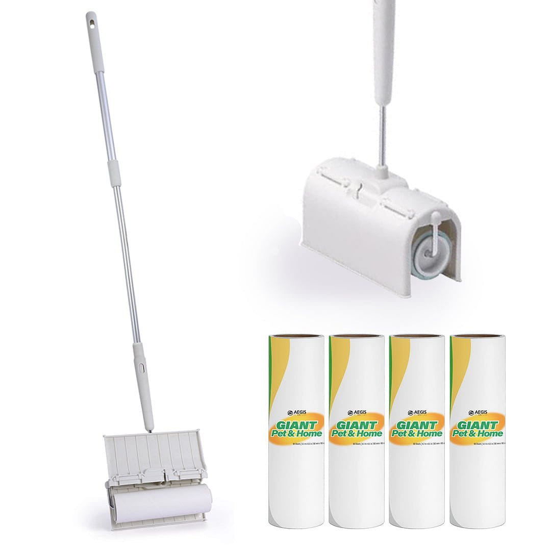 Aegis Giant Pet & Home Lint Roller Pet Hair Roller with Extendable Long Handle 2 磅