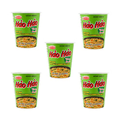 Acecook Hao Hao Vegetarian Flavour Cup Noodles pack of 5 1 each