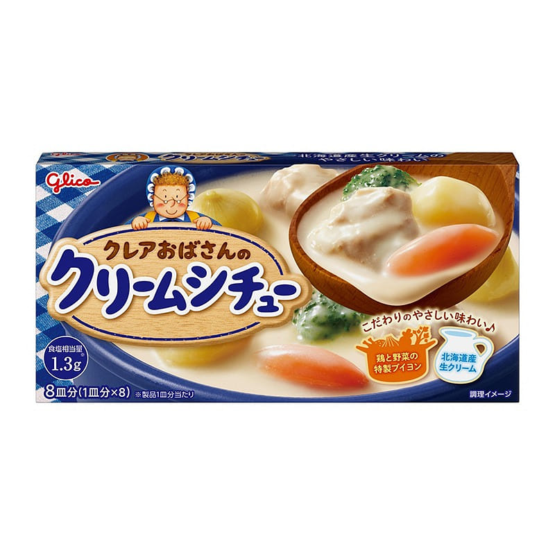 Glico 格力高 濃湯 燉菜料 8塊 奶油燉菜味 1 份