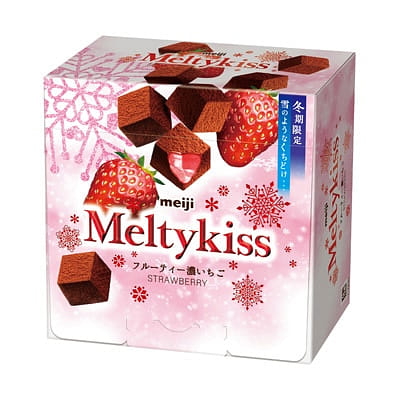 Meiji Melting Kiss Fruit Chocolate Strawberry 53g 1 each