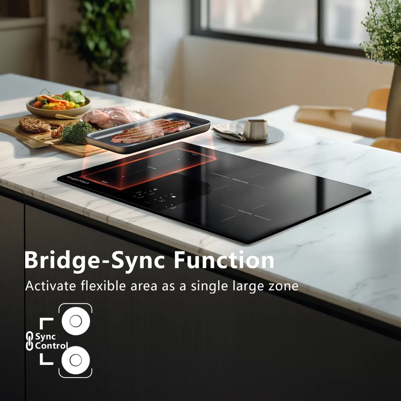 30" Induction Cooktop 4 Burners Built-in Electric 1 each
