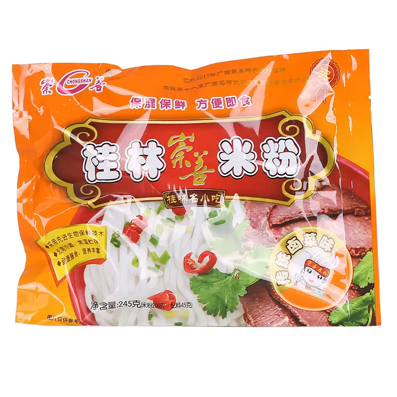 Guangxi Chongshan Guilin rice noodles 245*1 bags of authentic instant instant breakfast braised noodles 245 그램